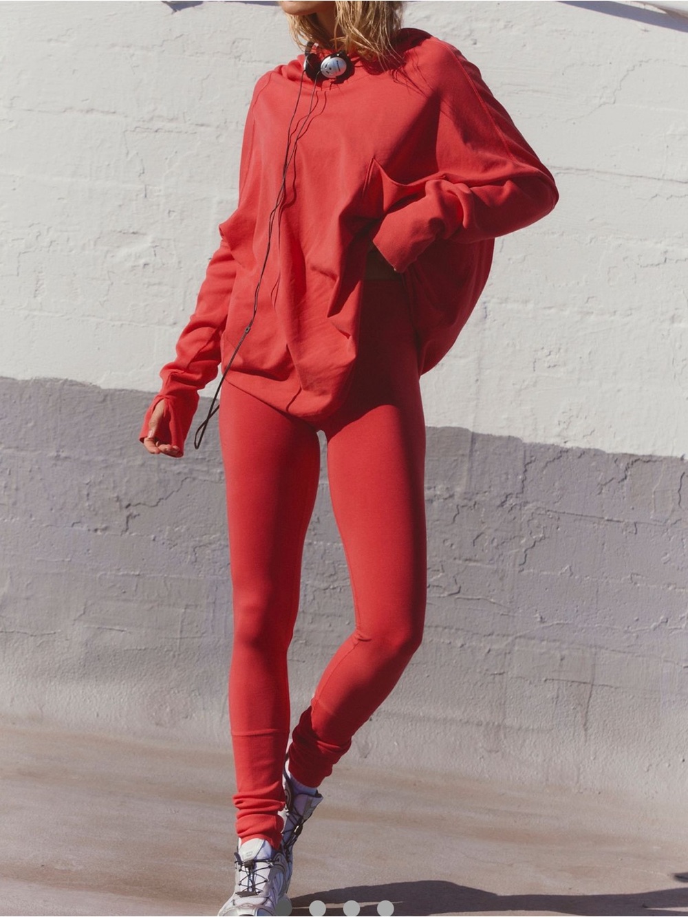 Free People Hot Shot Hooded Set